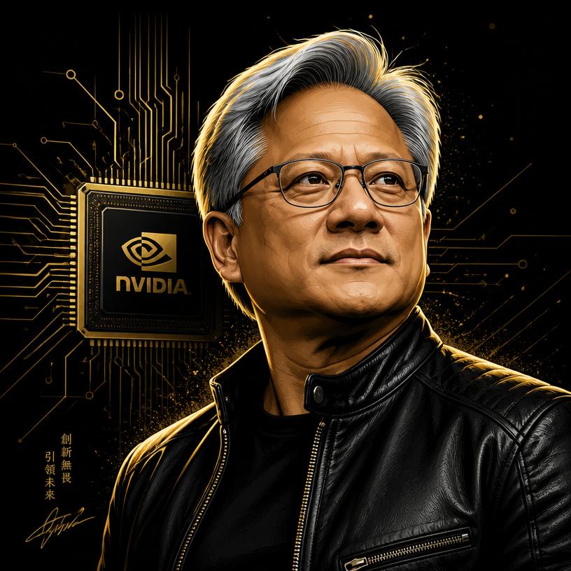 Jensen Huang character render